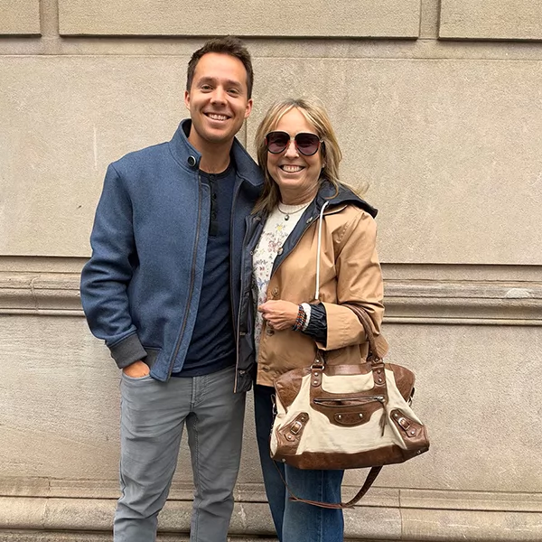 How to access sunvozertinib (Zegfrovy) in China 2 Max Doppelt has organized care for his mother, Debbie Doppelt, since her cancer diagnosis in 2023. (Family photo)